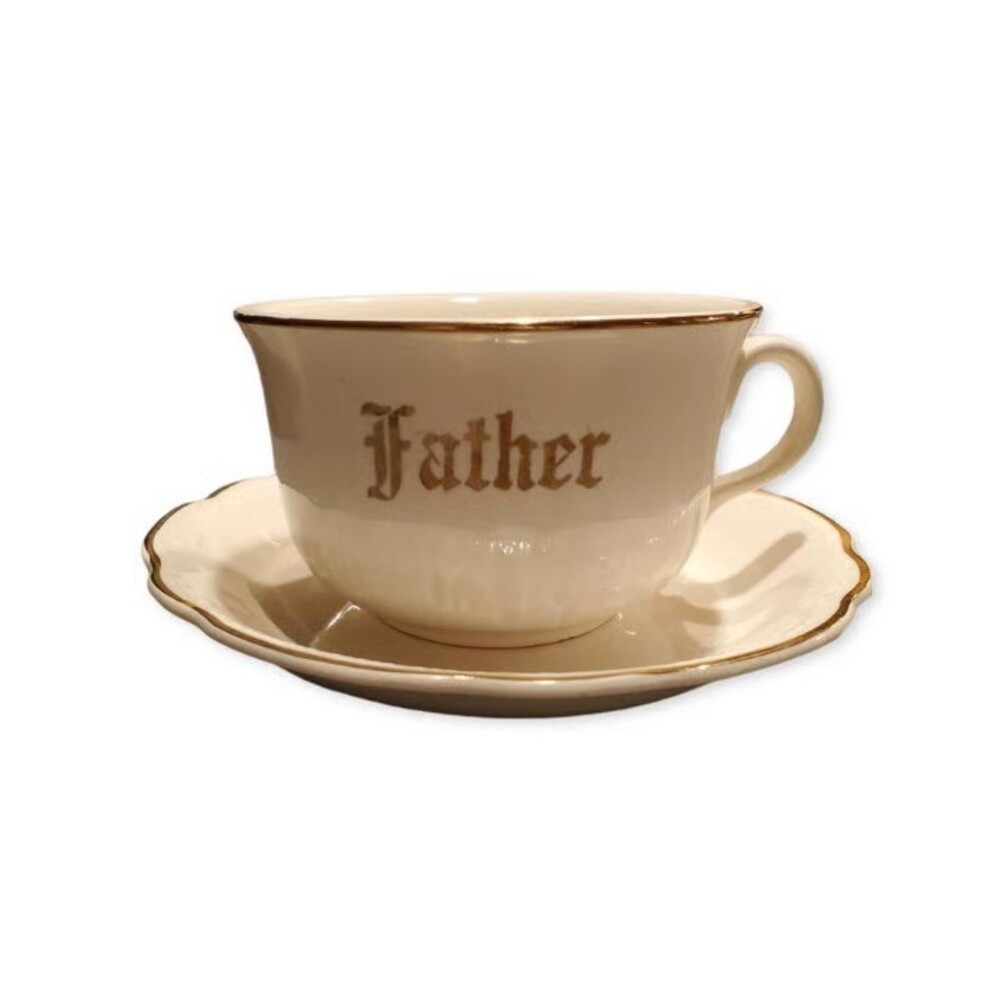 Vintage " Father " Cup & Saucer